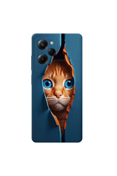 Other Xiaomi Poco X5 Pro Cat Blue Eyes Transparent Silicone TPU Θήκη