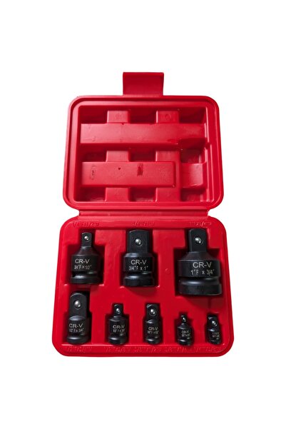 OEM Set 8 adaptoare chei impact reductii tubulare 1-3/4 3/4-1/2 1/2-3/8 3/8-1...