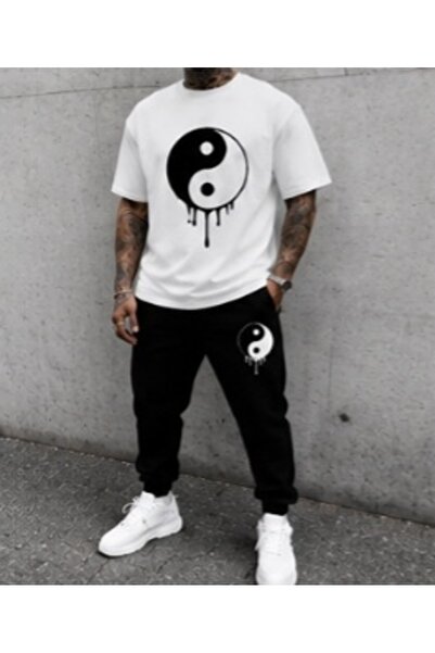 ship master Summer Collection New Arrival T-Shirt & Shorts Set Printed Patter...