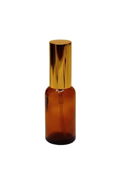 OEM Sticlă chihlimbarie cu pulverizator, pulverizator auriu GL18, 30ml