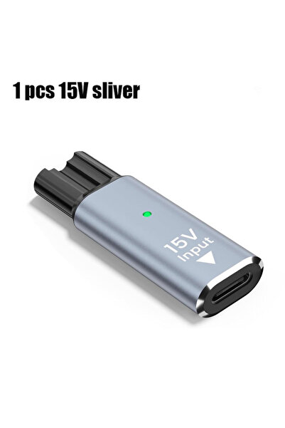 Choice 1 pcs sliver 15V HQ8505 Type-C Shaver Adapter Charging Converter for P...