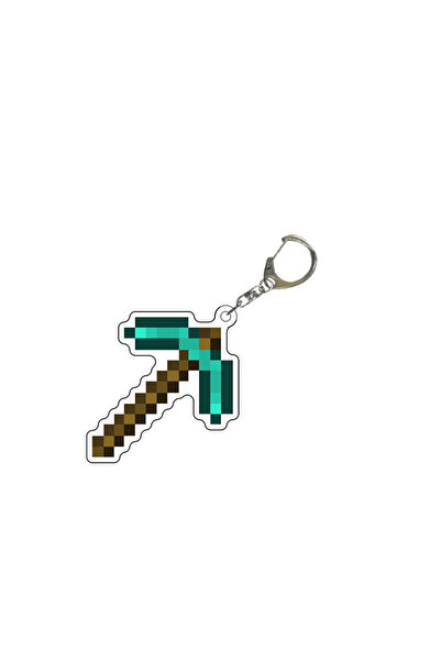 Choice21 Bandai 019 Cartoon Pixel World Buddy Keychain, Survival Totem & Gold...