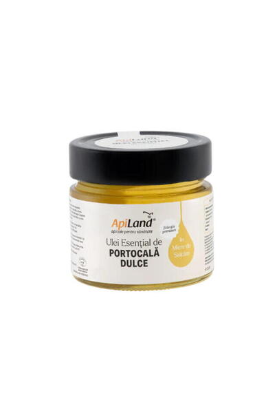 Apiland Miere de Salcam cu Ulei Esential de Portocala 250g