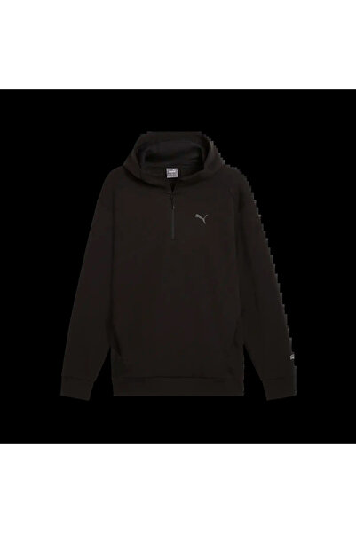 Puma RAD/CAL Hooded Half-Zip Siyah Erkek Sweatshirt