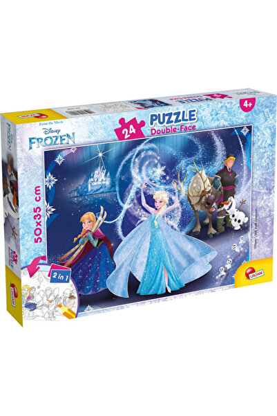 Lisciani Giochi Puzzle pentru copii cu două fețe Frozen 24 piese