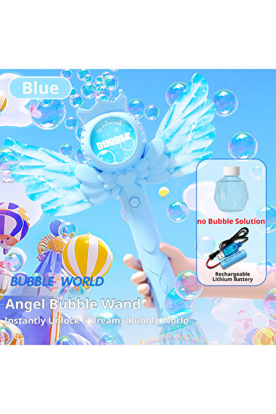 Choice1 2 2026 New Angel Fully Automatic Bubble Machine Handheld Bubble Stick...