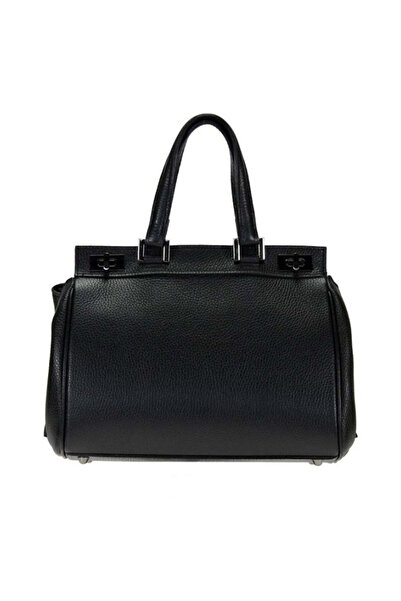matis atelier Geantă de damă din piele Angela - Negru