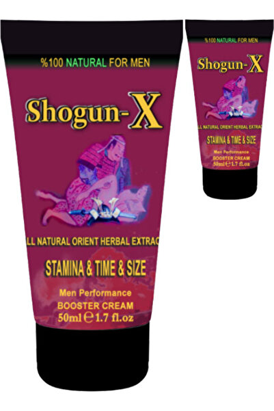 Misa Shogunx Extra Size Cream 2 Adet 50ML Erkeklere Özel süre-Katılık-Hacim P...