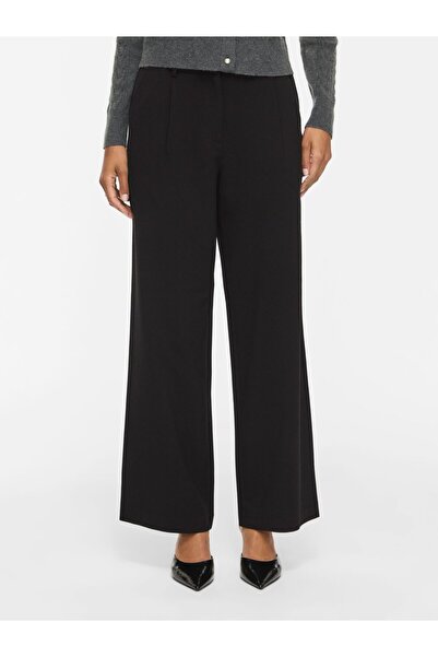 VILA Wide Leg Hose VIKARI Mid-Waist