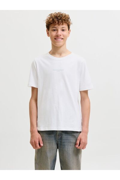 Jack & Jones Junior Tricou cu imprimeu pe spate pentru băieți