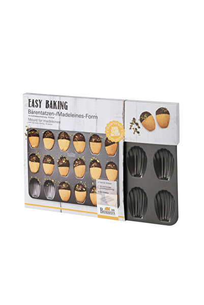 Birkmann Set 18 forme pentru prajituri Madeleine Easy Baking, 45x28x1.5cm, Ot...