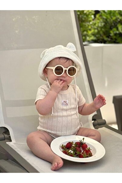 NUNU BABY Pearl Ajurlu Kız Bebek Tulum