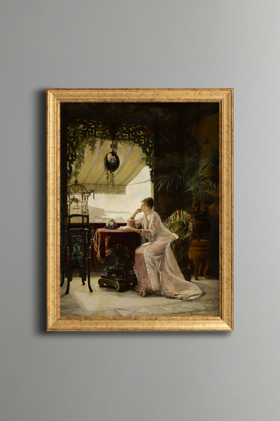 epiqart Dreaming - Vintage Patterned Painting - Fine Model