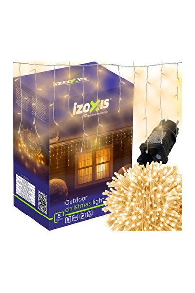 Izoxis 500 Λαμπάκια LED 22.5μ. Θερμό Λευκό σε Σειρά 1 τεμάχιο Κωδικός: 18670-0
