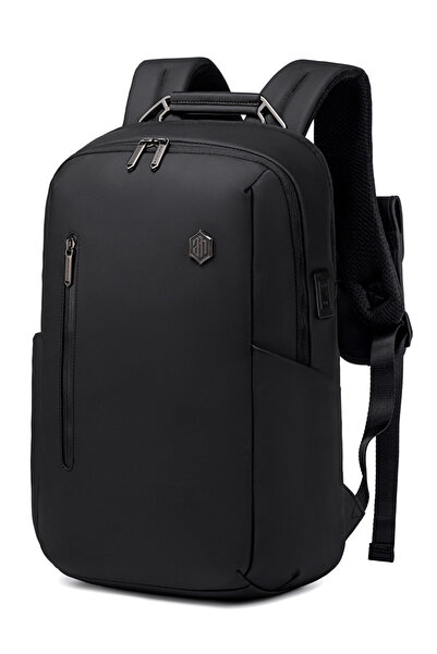 Arctic Hunter τσάντα πλάτης B00915 με θήκη laptop 15.6", USB, 20L, μαύρη