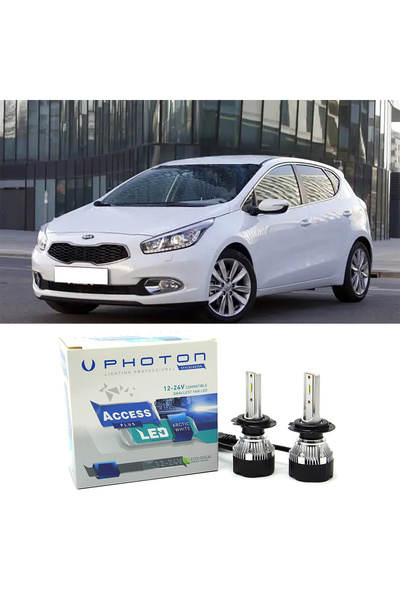 Photon Kia Ceed Led Xenon Kısa Far Ampulü H7 Access Yeni Seri Beyaz 2011-2017