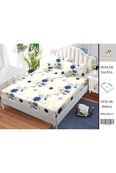 OEM Satin Cotton Bed Cover 2 Persons 3 Pieces with Elastic 160x200 cm, Model ...