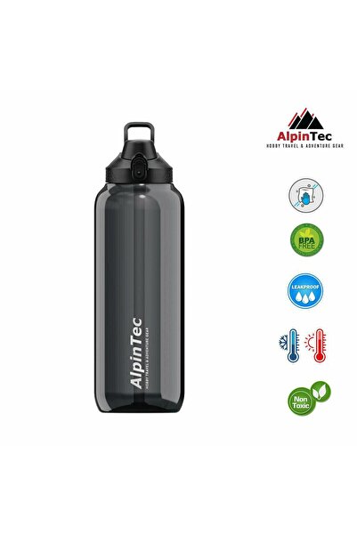 ALPINPRO Tritan Mood Enjoy Μαύρο Μπουκάλι 1500ml (E-1500BL)
