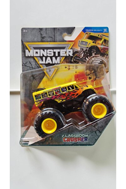 Sunman 1:64 Ölçek Monster Jam Oyuncak Araba CLASSROOM CRUSHER , Büyük Tekerle...