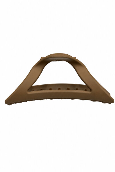 Jack Ferrero Matte Brown Triangle Shaped Hair Clip Hairpin for Women