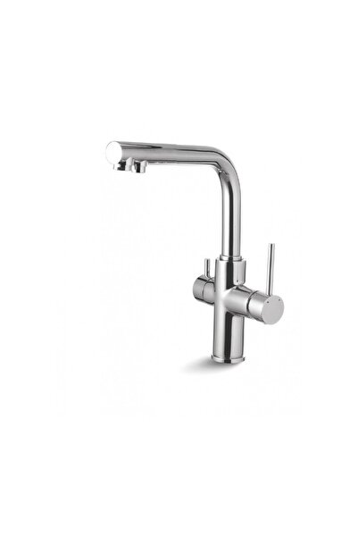 Karag A-86C Chrome Μπαταρία Κουζίνας Χρωμέ Inox, Κράμα Ορειχάλκου