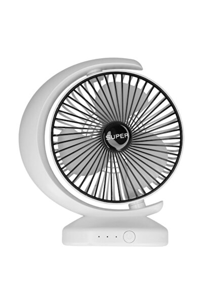 China Ventilator mic de birou alimentat prin USB 3 viteze culoare alba