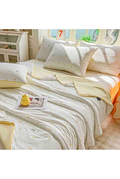JOJO HOME Pilota premium subtire de vara racoroasa, rece la atingere, 200x230...