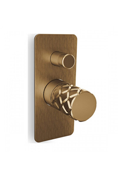 Eurorama Eletta Chester Bronze Brushed Μίκτης Εντοιχισμού με Εκτροπέα