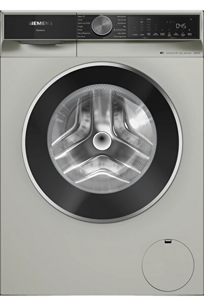 Siemens WG52K2ZSTR iQ500 Çamaşır Makinesi Gümüş 10 kg 1200 Devir