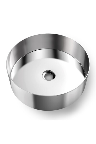 voss Luna V1040-111 Νιπτήρας Inox Brushed PVD Ø40 εκ.