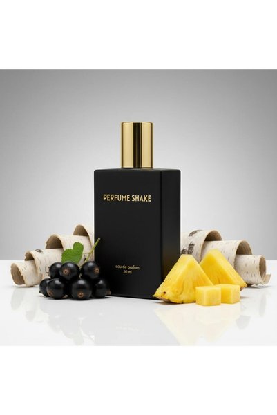 PERFUME SHAKE Men's Fresh Woody Eau de Parfum 50ml, Bergamot Apple Black Currant, Long Lasting Signature Scent for Everyday and Office Wear