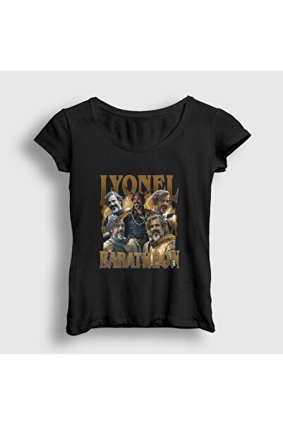Presmono Women's Black Lyonel Baratheon a Knight of the Seven Kingdoms T-Shir...