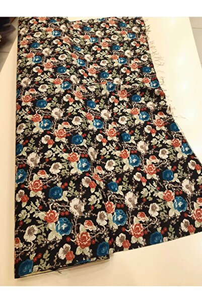 Safir Kumaş Eteklik Şalvarlık Tek En (90 cm Eni) Basma Viskon Empirme 2 Metre