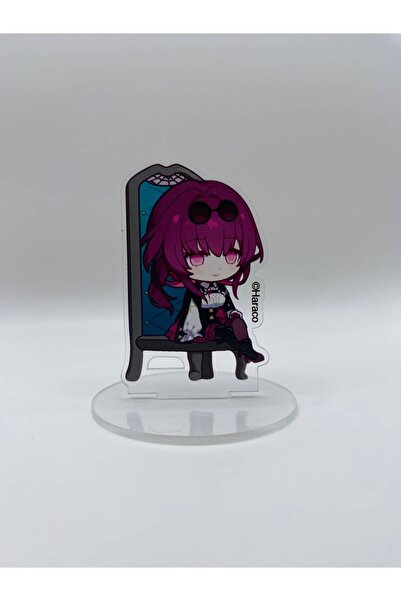 Hara Company Honkai Star Rail Kafka Akrilik Mini Figür Stant / Masa Süsü