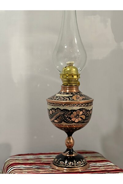 uzunoğlu bakır ürünleri Uzunoğlu Copper Copper Footed Gas Lamp