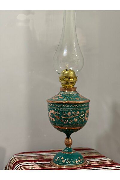 uzunoğlu bakır ürünleri Uzunoğlu Copper Copper Footed Gas Lamp