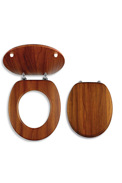 FERRO WC SEATS DUB2 Κάλυμμα λεκάνης MDF με καπλαμά Π37,2cm