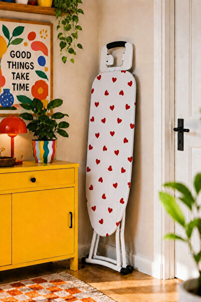 pionny Keçeli Ütü Masası Kılıfı - 55x140 cm - Happy