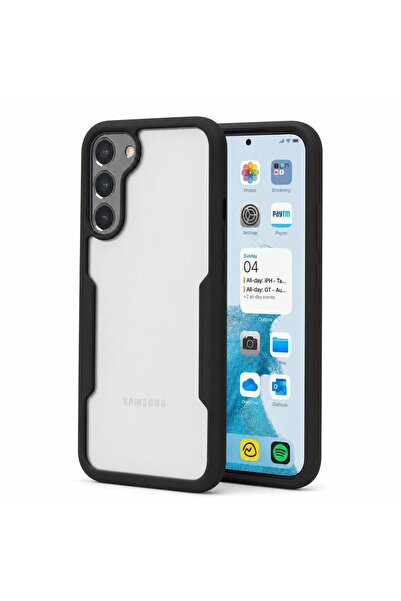 Flippy Husa Max Defence pentru Samsung Galaxy S22 Plus, Bumper Negru, Fata Du...