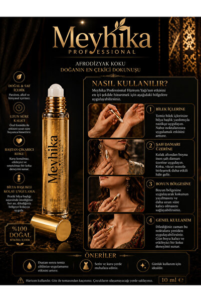 MEYHİKA PROFESSİONAL HÜRREM YAĞI – Özel Koku Yağı 10 ml Afrodizyaklı