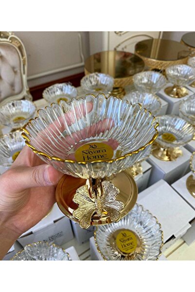 Niyara home Glass Ice Cream Bowl Set Cookie 6 Pieces Set Price