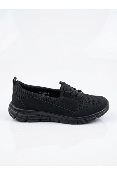 Budaks Black Women's Casual Sports Shoes Mesh Breathable Light Sole 3047