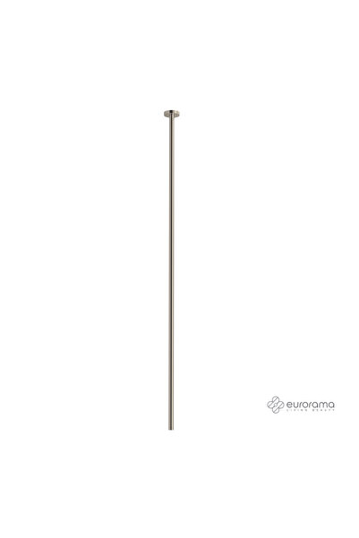 Eurorama FLUSH Ρουξούνι νιπτήρος, οροφής 130εκ Inox Finish