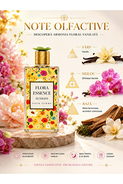 Montage Brands Flora Essence Sunkiss Eau de Parfum pentru Femei 100 ml – Parf...