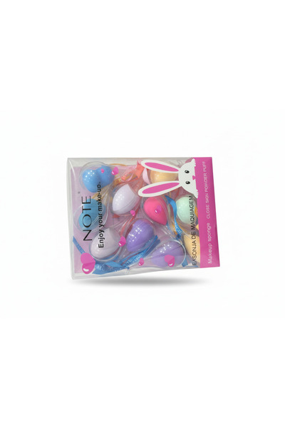 genric Beauty Blender Makeup Sponge Set in Multi-Color Egg-Shaped Boxes