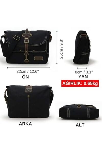Yıldızan Msa Shop 4047 Antiochia Gl Genuine Leather Shoulder Messenger School...