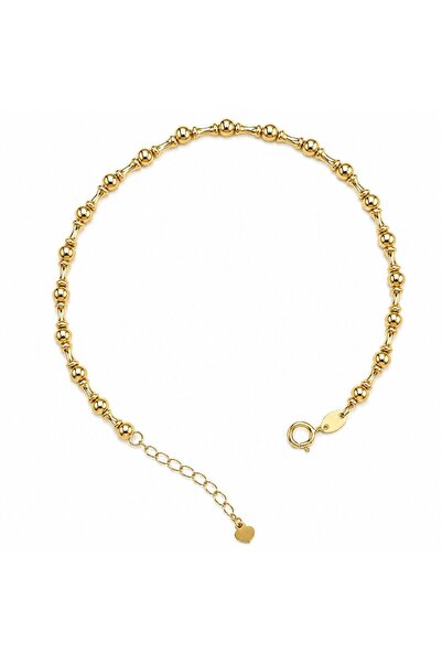 Sembol Gold 14 Ayar Bambu Altın Bileklik 0,90 Gram 17+2 cm
