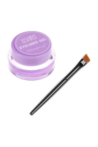 Ushas Eyeliner gel, cu pensulă inclusă, 3.3 g – linie precisă și privire intensă