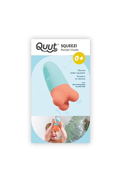 Quut Jucărie stropitoare de baie din silicon Squeezi Rocket,