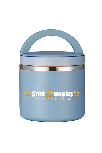 STAR BABiES - وعاء طعام من الفولاذ المقاوم للصدأ - متعدد الألوان - 500 مل
